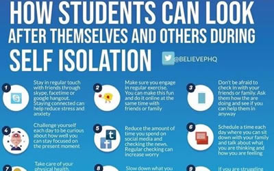 How Students Can Look After Themselves During Self Isolation